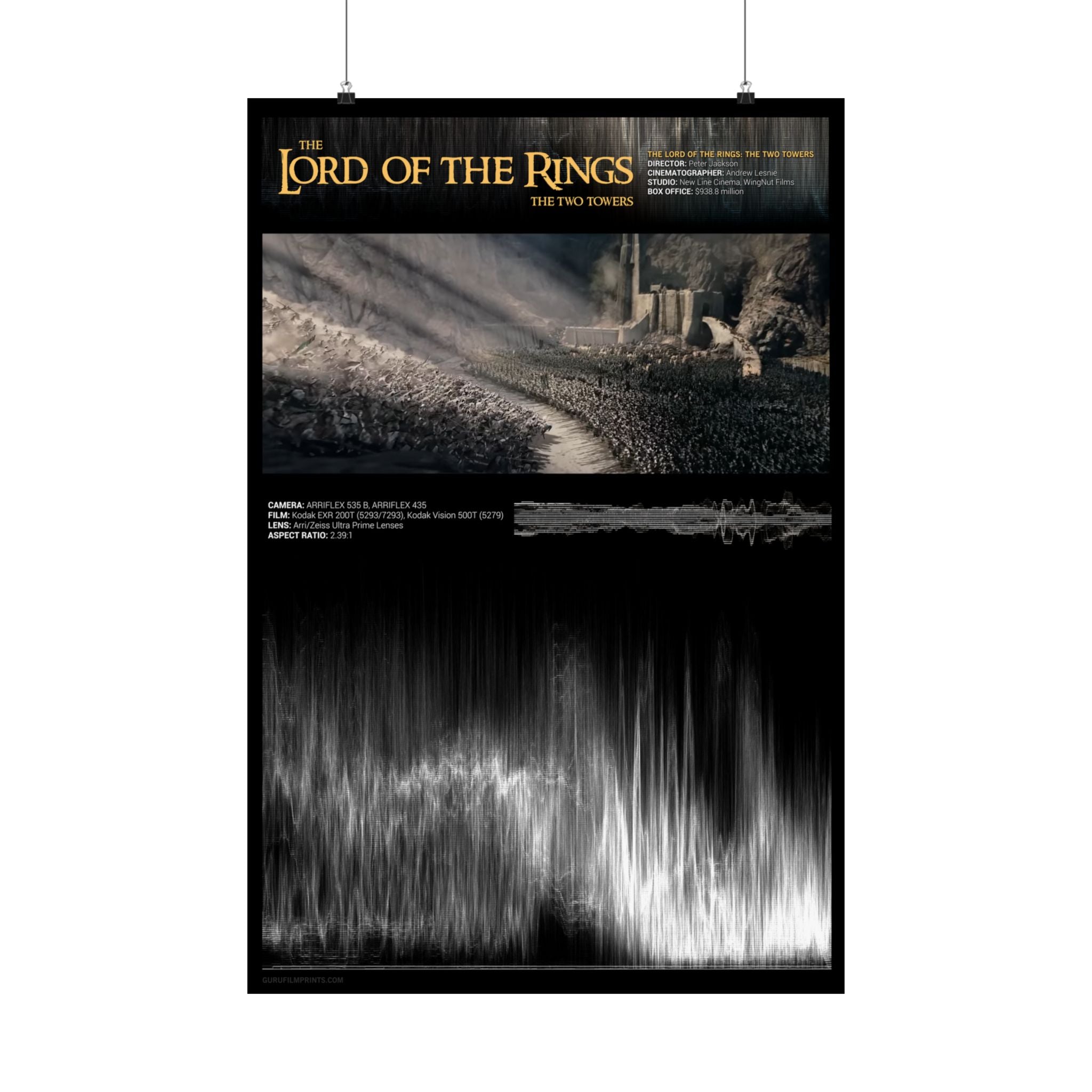 "The Two Towers" (2002)- Approach at Helm's Deep Waveform RGB Non Colorized (3 of 3)