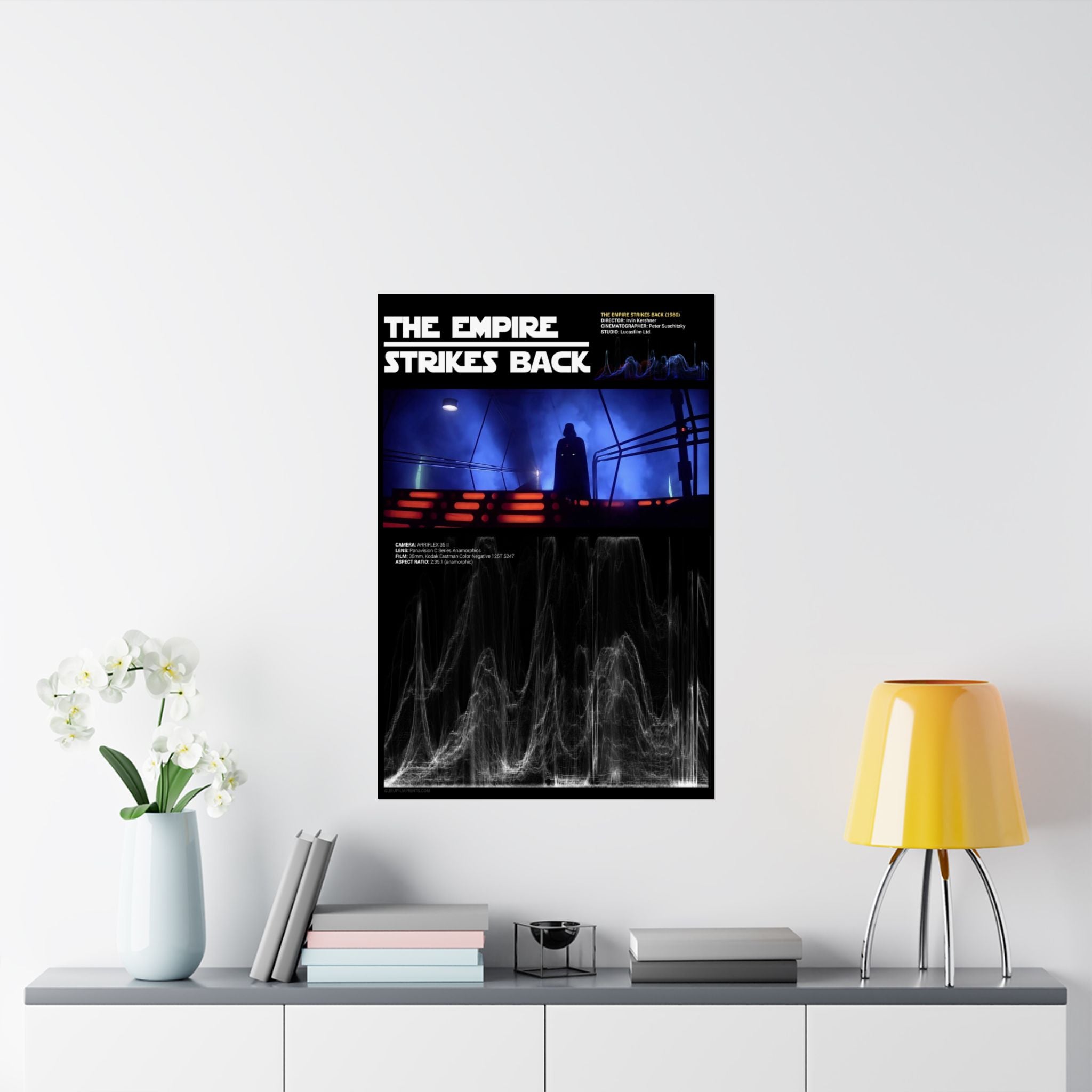 "The Empire Strikes Back" (1980)- Darth Vader Waveform RGB Non Colorized