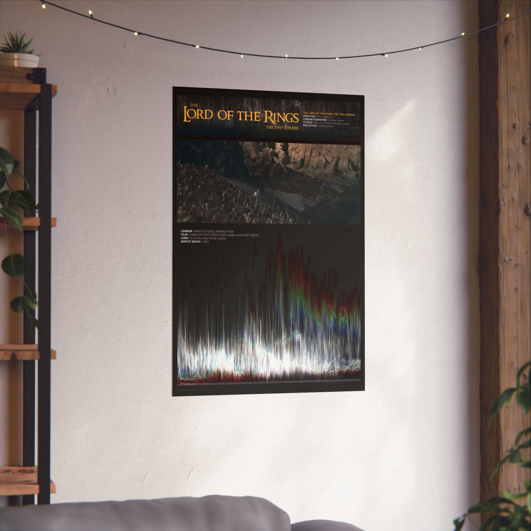 "The Two Towers" (2002) - Approach at Helm's Deep Waveform RGB (2 of 3)