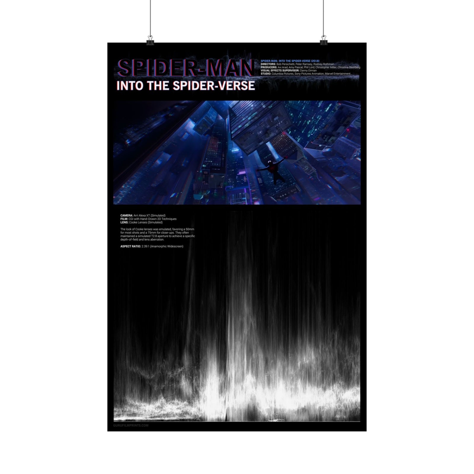 Miles Takes The Jump Waveform RGB Non-Colorized | Spider-Man: Into the Spider-Verse (2018)