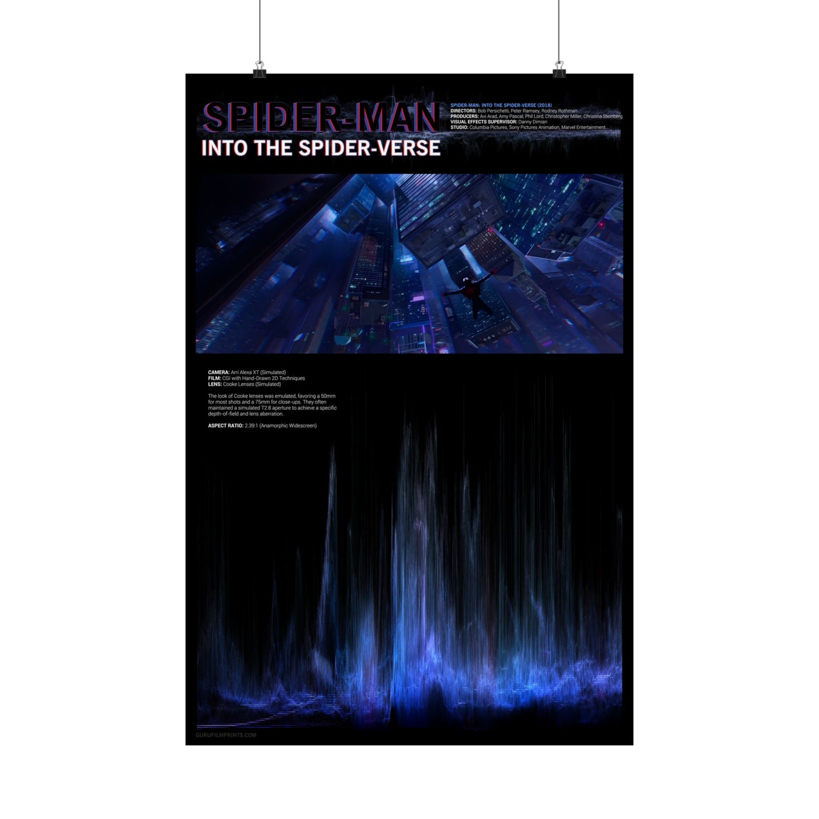 Miles Takes The Jump Waveform Y | Spider-Man: Into the Spider-Verse (2018)