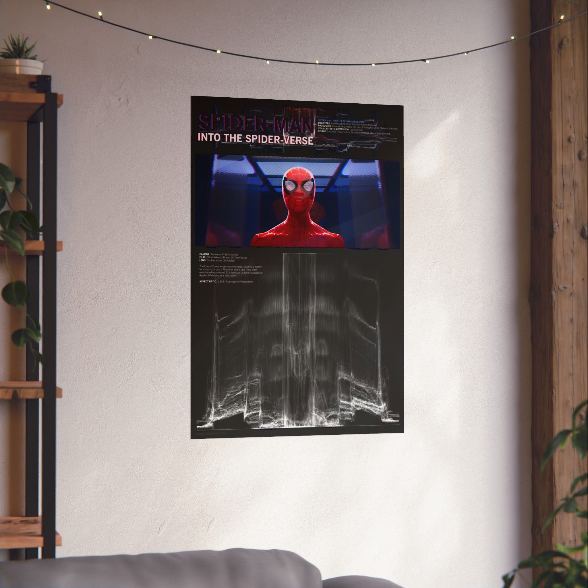 The Hero Within Waveform RGB Non-Colorized | Spider-Man: Into the Spider-Verse (2018)