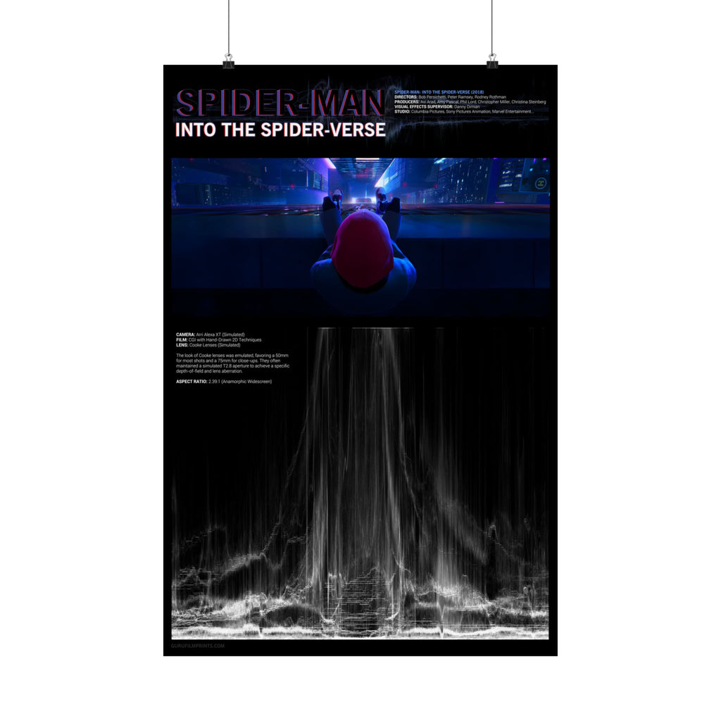 Miles Building Courage Waveform RGB Non-Colorized | Spider-Man: Into the Spider-Verse (2018)