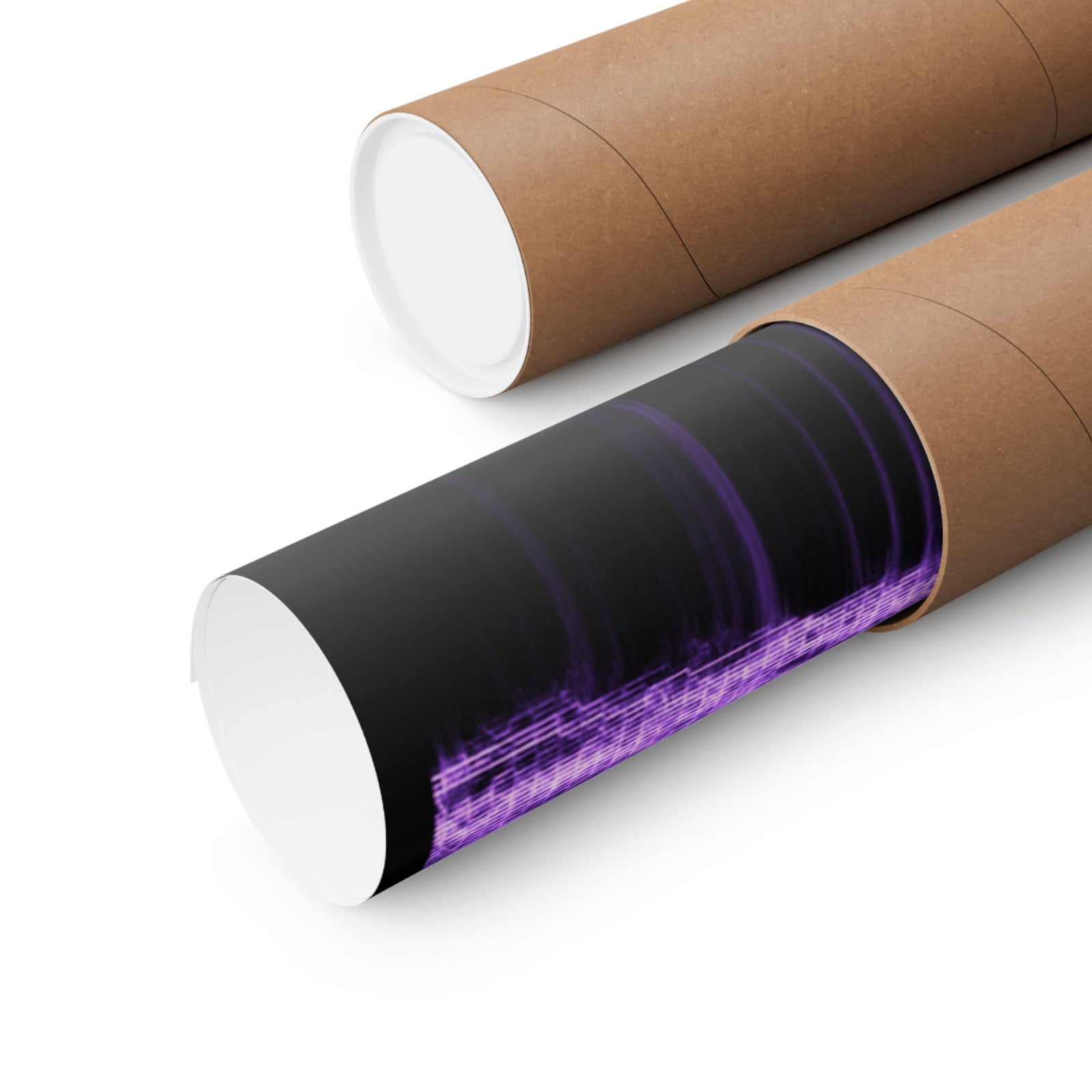 "The Fellowship of the Ring" (2001)- Gandalf Journey Waveform RGB Colored Purple