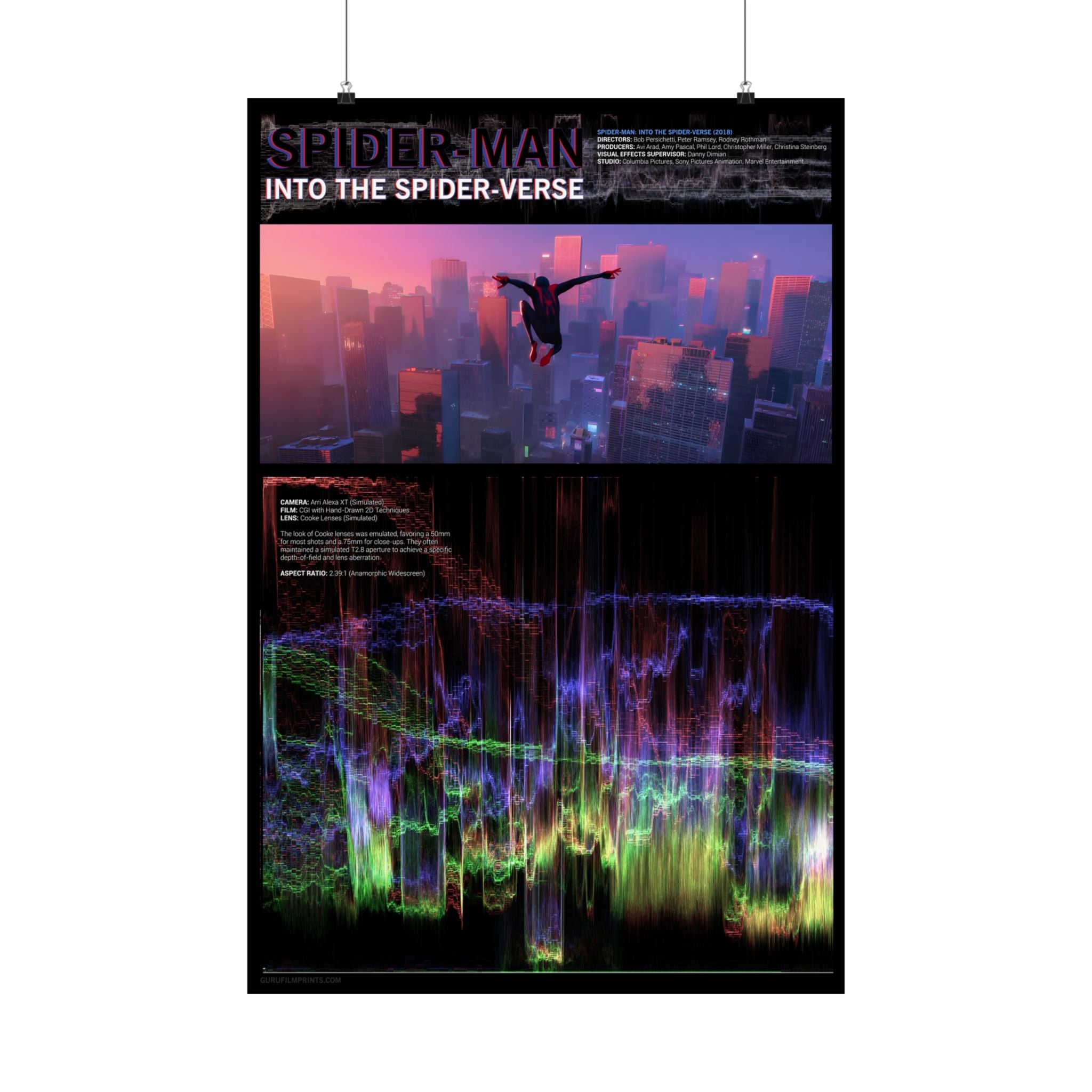 Miles Swinging Waveform RGB | Spider-Man: Into the Spider-Verse (2018)