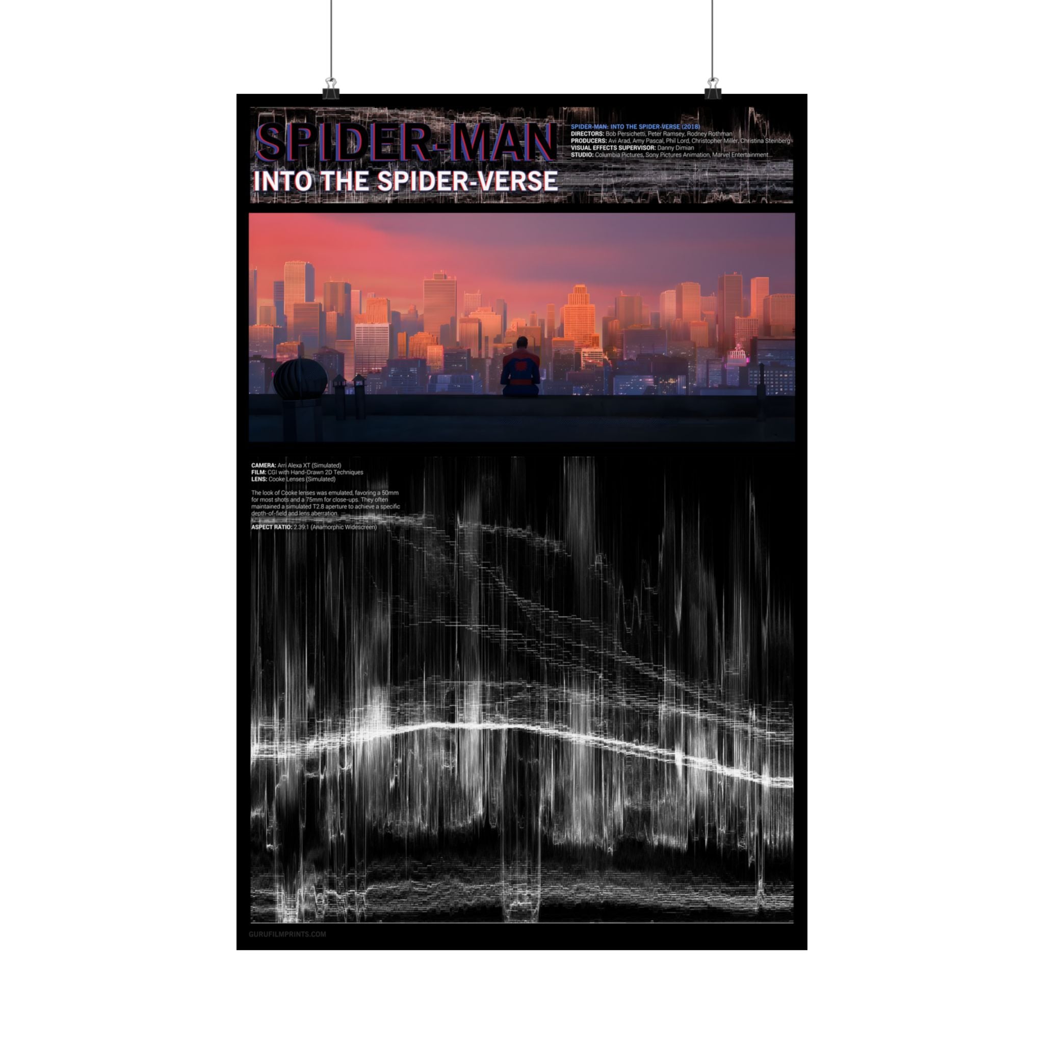 Peter B. Parker Waveform RGB Non-Colorized | Spider-Man: Into the Spider-Verse (2018)