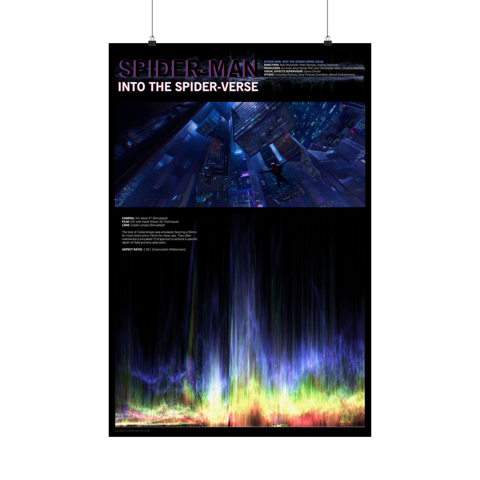 Miles Takes The Jump Waveform RGB | Spider-Man: Into the Spider-Verse (2018)