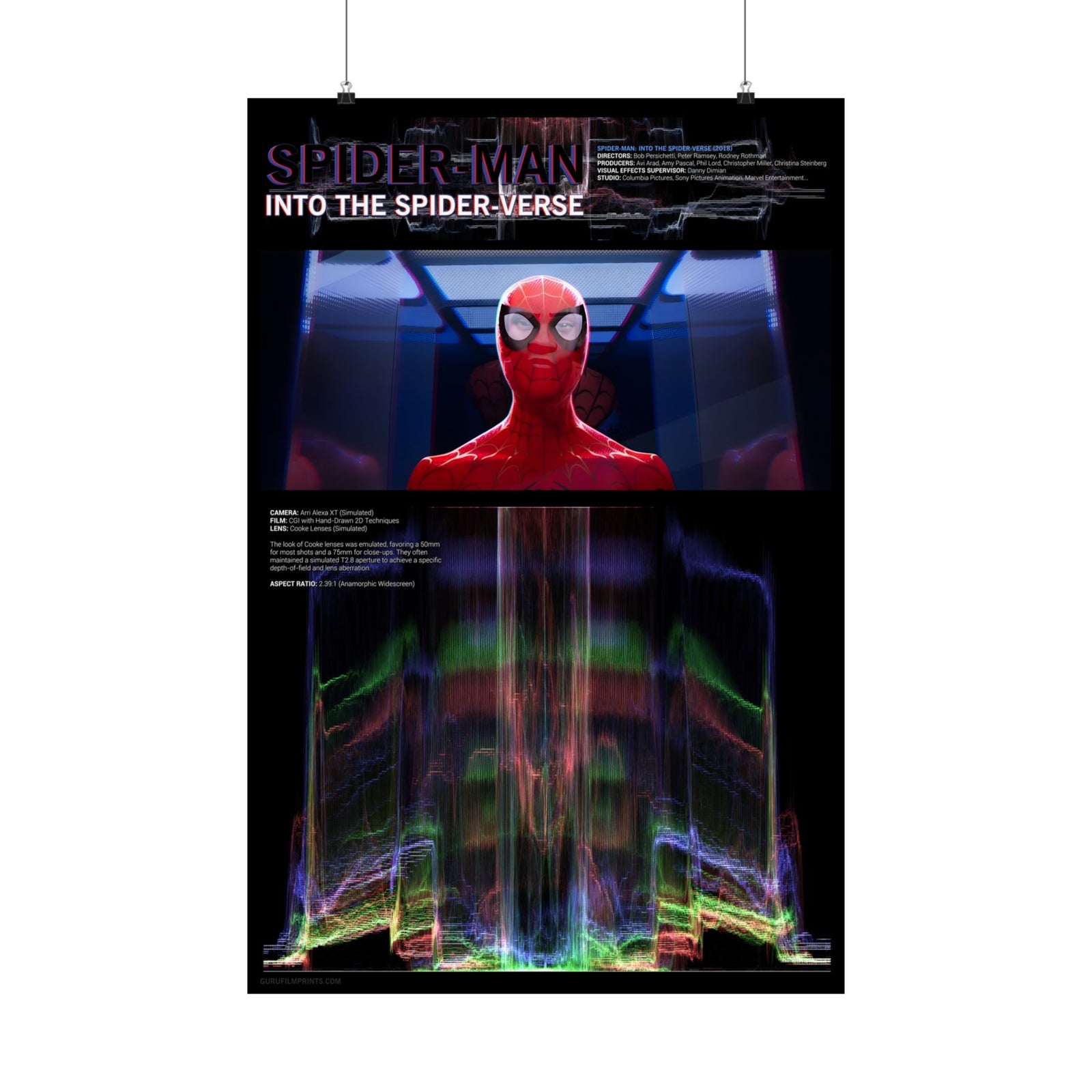 The Hero Within Waveform RGB | Spider-Man: Into the Spider-Verse (2018)