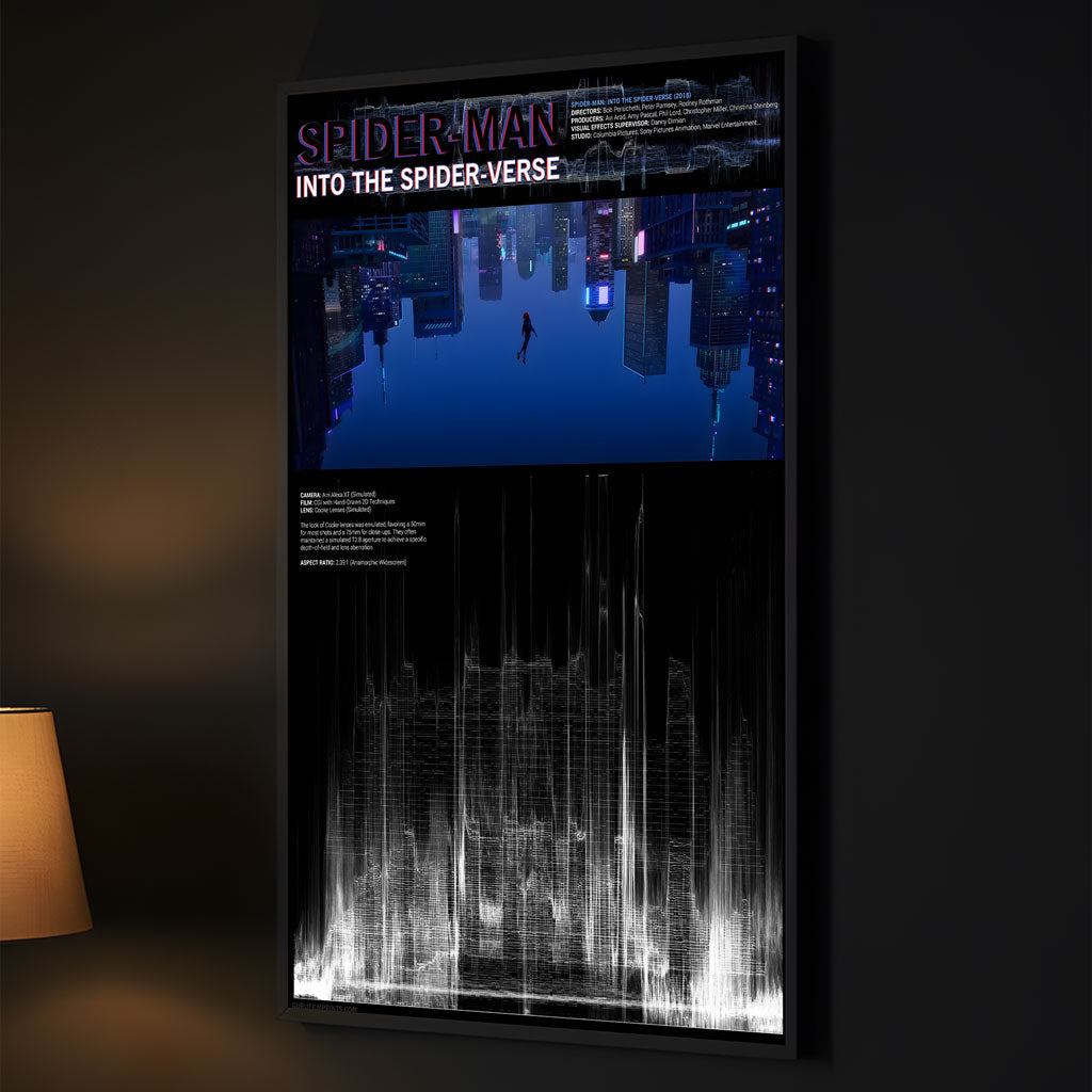 A Leap of Faith Waveform Artwork | Spider-Man: Into the Spider-Verse (2018)