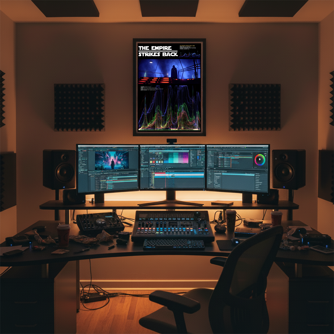 "The Empire Strikes Back" (1980)- Darth Vader Waveform RGB